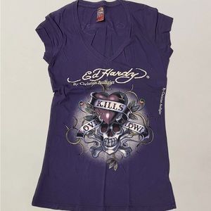 Ed Hardy Shirt Dress RARE